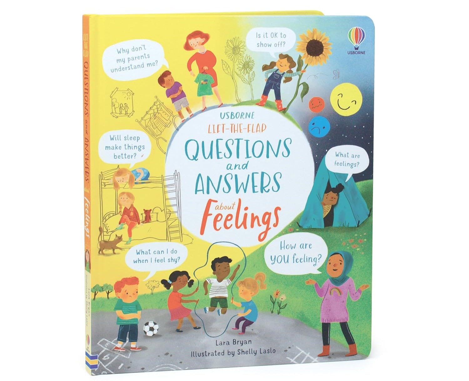 Lift-the-Flap Questions and Answers About Feelings by Lara Bryan - Ages 6+ - BB