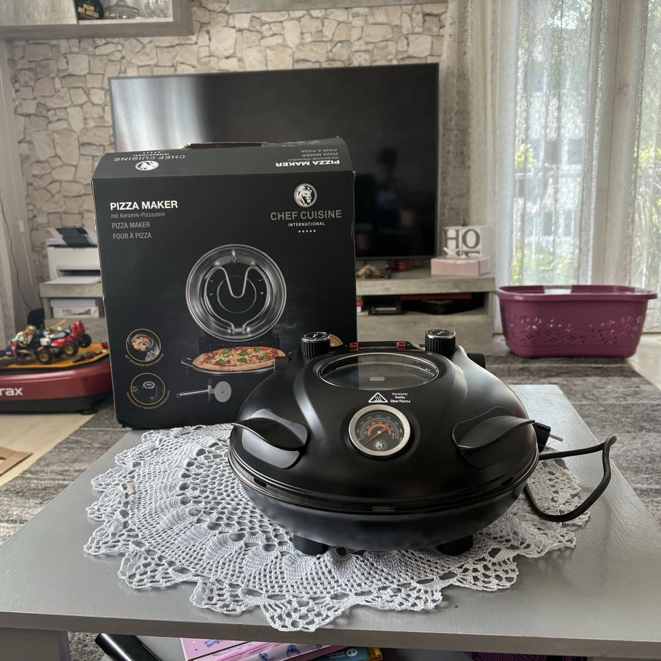 Chef Cuisine Pizza Maker mit Keramik-Pizzastein