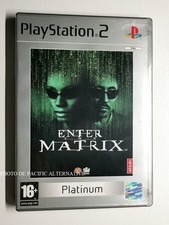 Jeu Enter The Matrix Sur PS2, Bon état, Complet, Action-aventure