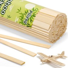 Extra Long Bamboo Craft Sticks - 100 Pcs 15.75" Strips