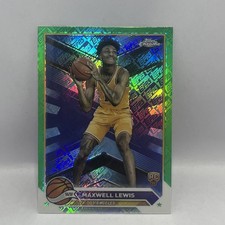 2023-24 Topps Chrome - Maxwell Lewis #16 Green Topps Refractor (RC)