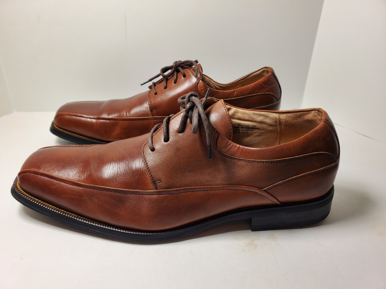 SAOLA Florsheim Uomo Curtis Bici Punta Oxford con Punta Quadrata Taglia 12D