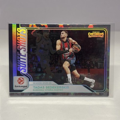 Tadas Sedekerskis #02/25 2025-26 Panini Contenders Euroleague - #9 Suite Shots