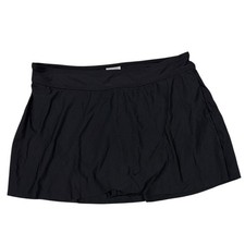 Anne Cole Limited Edition Women's Mid-Rise UPF 50 Swim Skirt Black, M 