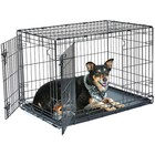 Secure Double Door Folding Crate, Leak-Proof