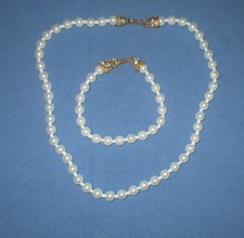 2tlg. Modeschmuck / Perlenschmuck