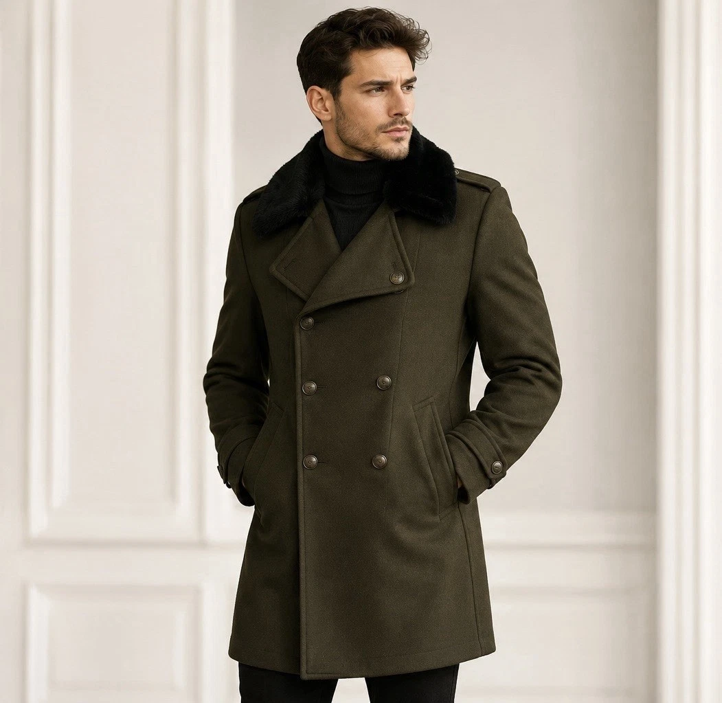 Pea Coats for Men for sale | eBay
