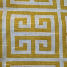 Cotton Linen Upholstery Fabric 54 in wide x 4 yds 18 inches geometric pattern