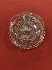 Princess House 2 Piece Heritage Crystal Cake Plate With Lid +New in box