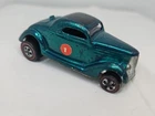 Hot Wheels Redline 1968 Classic 36 Ford Coupe Aqua, Die Cast 1:64