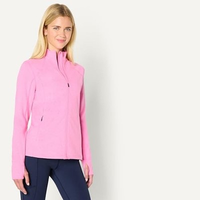 AMAZON ESSENTIALS WOMEN'S ATHLETIC SOFT PERFORMANCE LIGHTWEIGHT - SPACE DYE PINK