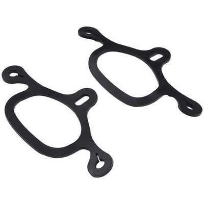 Funktionssporen Gürtel Gummisporenhalter 1 Paar 15*10 cm schwarz hochwertig