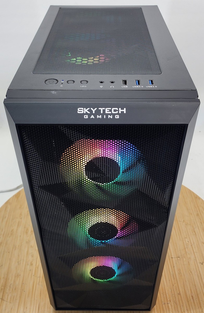 Gaming PC Ryzen 5 5500 16GB RAM 256GB SSD RX 580 8GB Windows 11