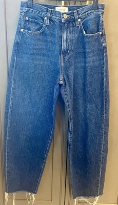Frame Narrow Hi Rise Jean, Slightly Full Through The Hips Taper At Ankle, Sz24