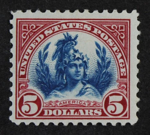 CKStamps: US Stamps Collection Scott#573 $5 Mint H OG CV$90