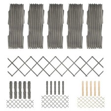 5x Tanne Holz Rankzaun Rankgitter Rankhilfe Scherengitter Garten Mehrere Auswahl