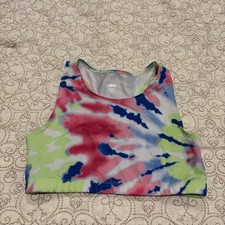 Justice Girls Tie-Dye Sports Bra Size Large 12/14 