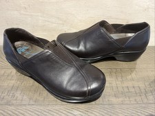 Dansko Womens Brown Leather Clogs Shoes Slip on Size 38 7.5 to 8 work office pro
