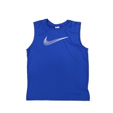 Nike Boys Athletic Tank Top Performance T-Shirt Sleeveless Blue XL New