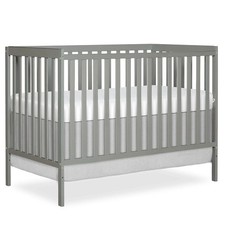 Synergy 5-in-1 Convertible Full-Size Baby Crib with Toddler, Day  Full Bed C...