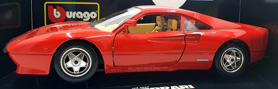 Burago 1/18 Scale Diecast 3027 - 1984 Ferrari GTO - Red - Image 3 of 4