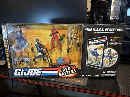 G.I. JOE -DVD Battles "The MASS Device" Build The Mass Device Set 1 Of 5 NEW!!!!