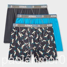 BEST PRICE  Men's Armachillo Cooling Boxer Briefs Blue Footed Booby 3-Pack