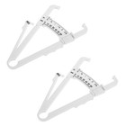 2Pcs Body Fat Caliper Skinfold Caliper Measures for Men Women Body Tester