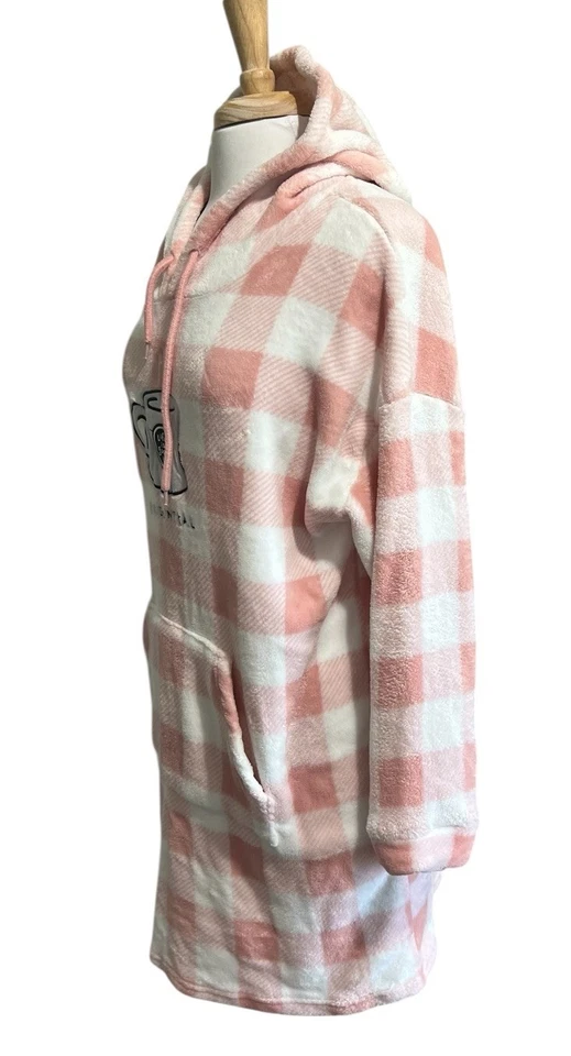 LIFE IS GOOD Lounger Pajama Sleep Shirt Women's XL Comfy Plush Coffee Essential - Image 3 of 4