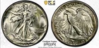 1942 WALKING LIBERTY HALF DOLLAR PCGS MS64 GOLD SHIELD