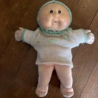 Vintage Cabbage Patch Kids Baby Doll Mint Green Outfit 1982 Coleco