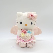 Hello Kitty Angel T637 Hello Kitty Sanrio NTT Denpo 2006 Plush 8" Toy Doll Japan