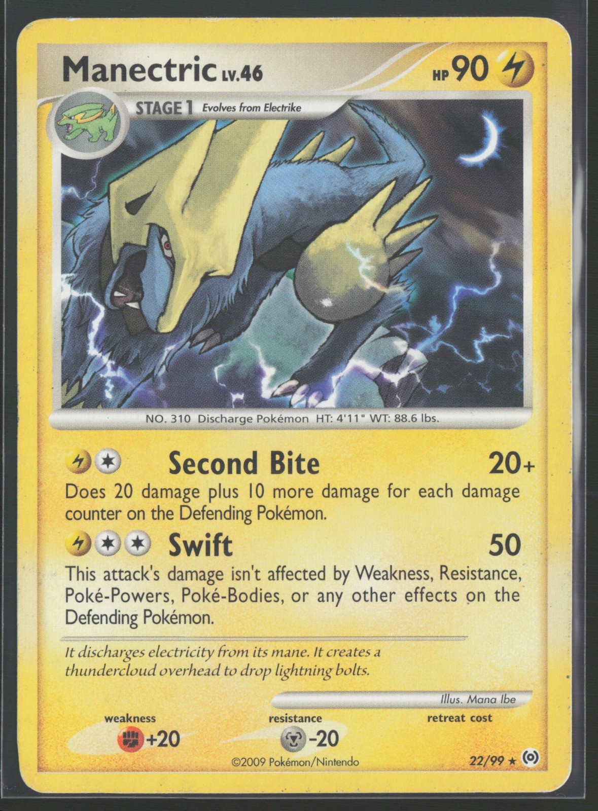 Manectric (22) 22/99 - Arceus - MP