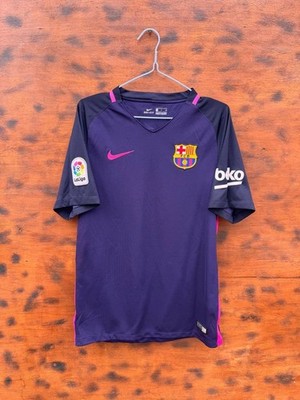 BARCELONA SPANIEN 2016/2017 AUSWÄRTS FUSSBALLTRIKOT NIKE GRÖSSE S ERWACHSENE