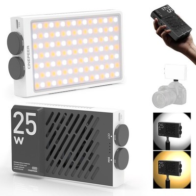 ZHIYUN CINEPEER CM25 25W LED Videoleuchte tragbare Kameraleuchte Fotoleuchte