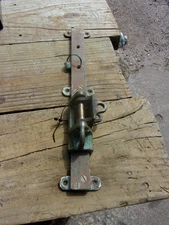 Vintage Bronze Mast Track and Boom Gooseneck Car, 1-1/2" track, 18" long