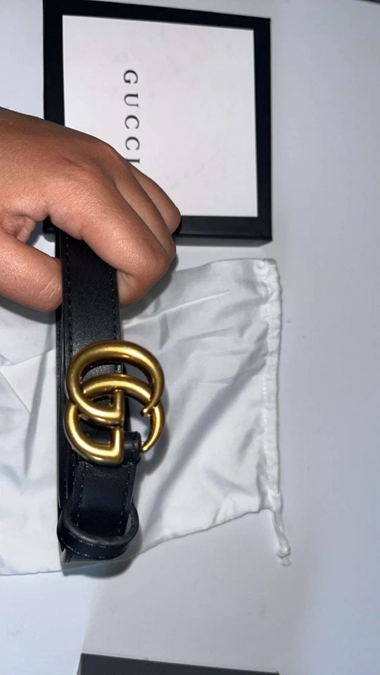 Cinturón Gucci doble GG para mujer - Imagen 3 de 3