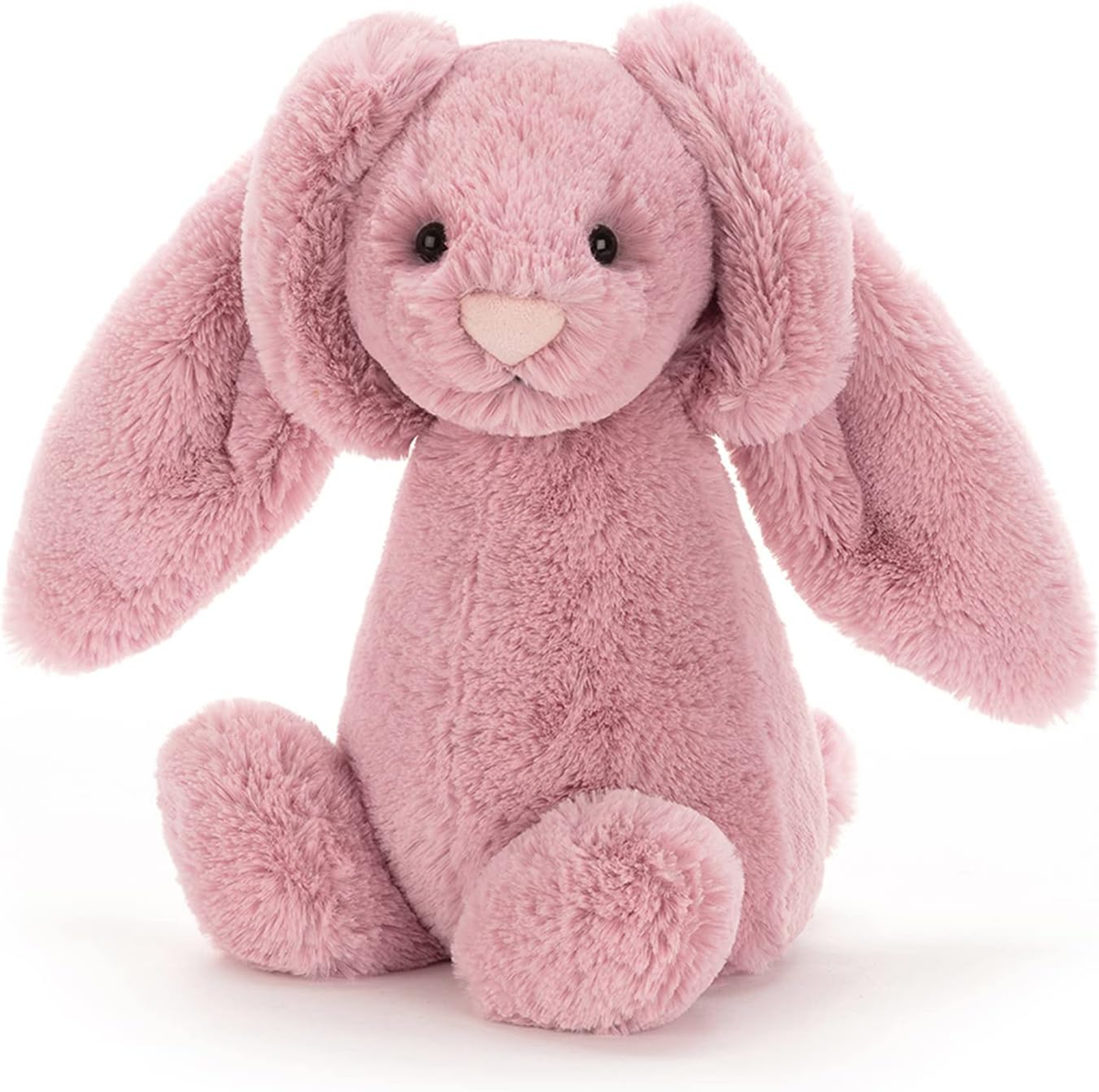 Bashful Tulip Pink Bunny Stuffed Animal, Medium 12 Inches - Rabbit