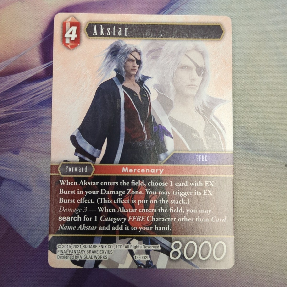 Final Fantasy TCG Opus XIII Crystal Radiance Akstar 13-002L