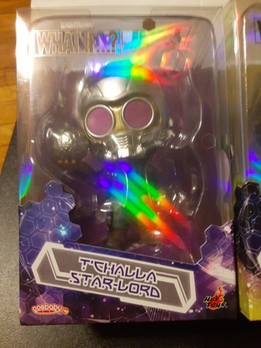 Gamora & Star lord Cosbaby Bobble-Head Figure Hot Toys Marvel What If. Guardians - Imagen 2 de 12