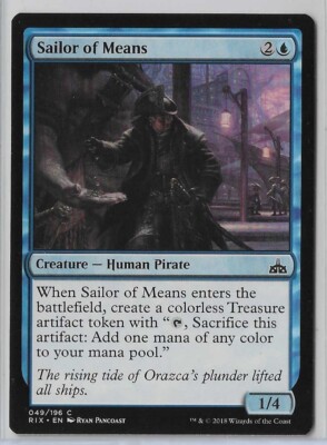 MTG Sailor of Means Rivals of Ixalan (RIX) Common Magic Card #049/196 Unplayed