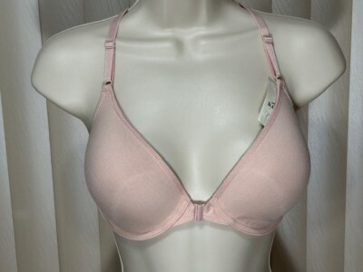 b.tempt'd Front Close Racerback Bra 32DD Underwire Inspired Eyelet Rose 953219