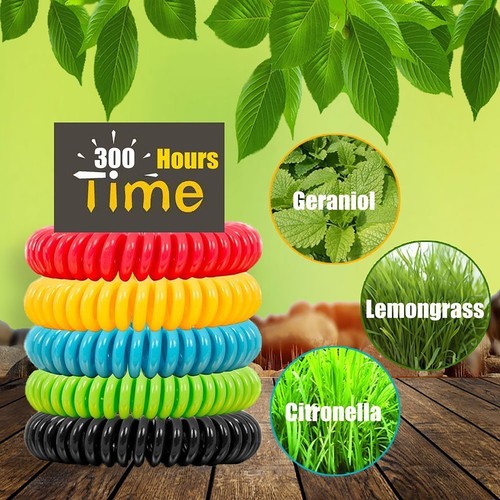 PULSERA PULSERAS ANTIMOSQUITOS REPELENTE ANTI MOSQUITOS ORIGINAL NATURAL DURABLE - Imagen 2 de 18