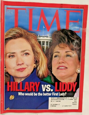 Time Magazine July 1, 1996- Hillary Clinton, Liddy Dole-M282 | eBay