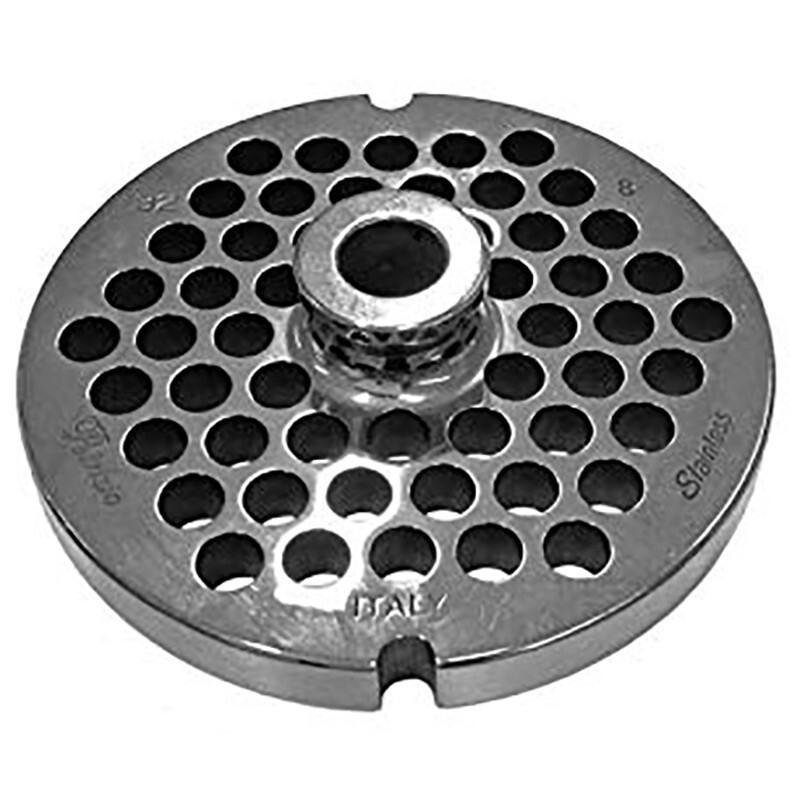 Piastra Professionale Patrizio 32 Inox Foro 8mm | Per Macinati Gourmet