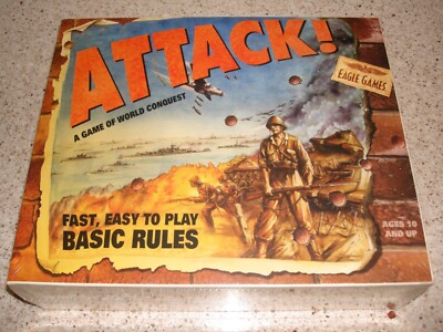 Attack Collection Game New/Sealed ATTACK!: A Game of World Conquest w/over 600 Miniatures Base ...