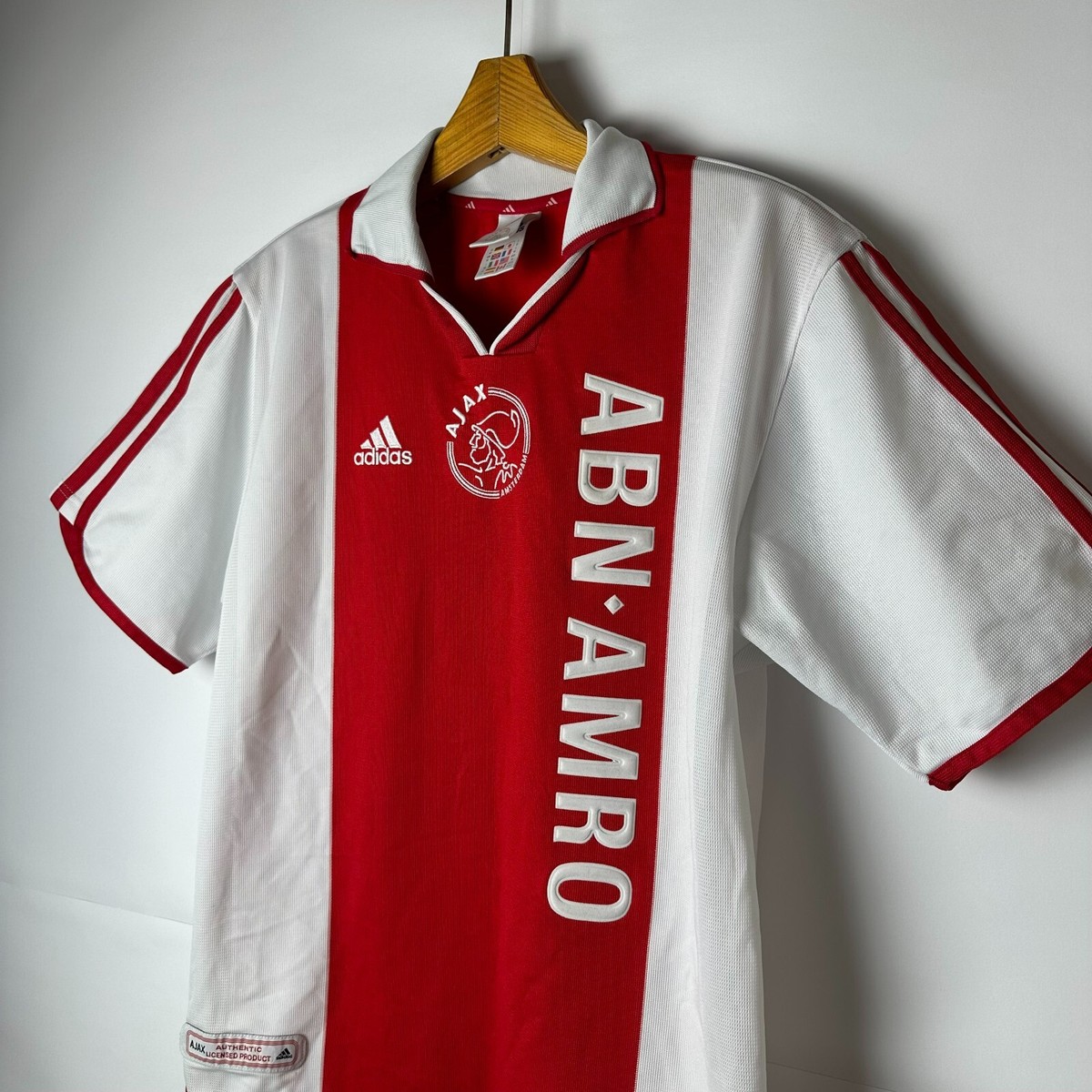 AJAX AMSTERDAM 1999 2000 HOME FOOTBALL SHIRT SOCCER JERSEY ADIDAS
