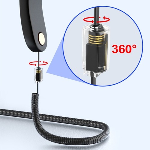 High Quality Telephone Cord Detangler Free Rotate No More Tangling Cord - Zdjęcie 3 z 10