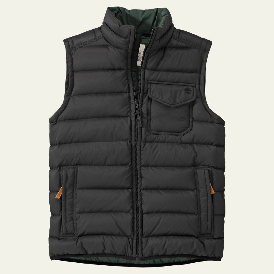 NWT Timberland Men's Bear Head Packable Goose Down Vest NWT Timberland Men's Bear Head Packable Goose Down Vest