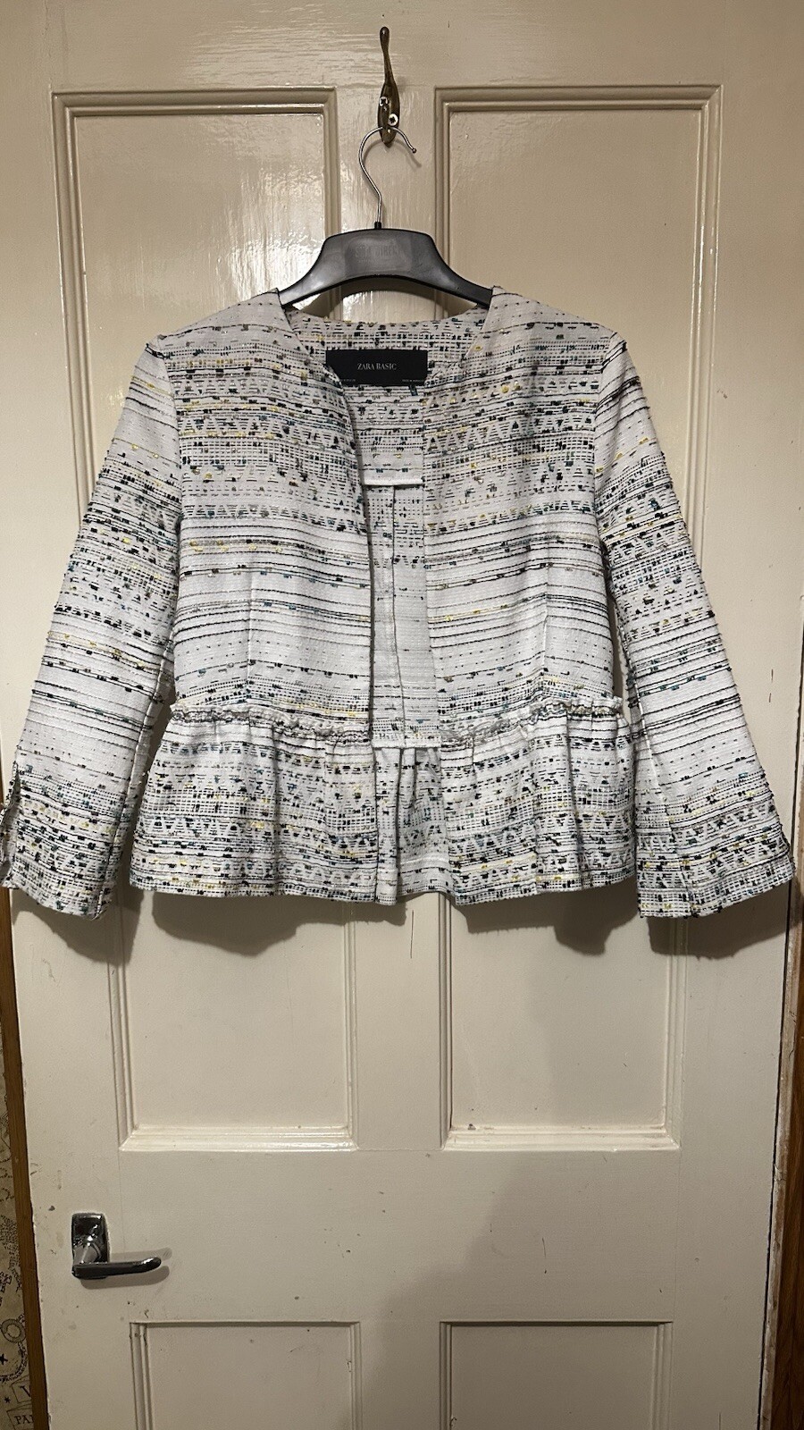 Zara Basic size EUR L Multicoloured Jacket Colour… - image 1